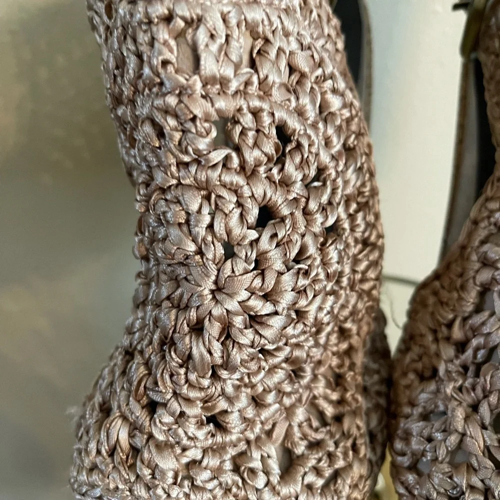 Elizabeth and James 'Halo' Macrame Wedges